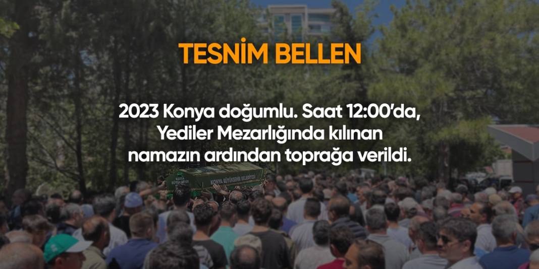 Konya'da bugün vefat edenler | 15 Ağustos 2024 6